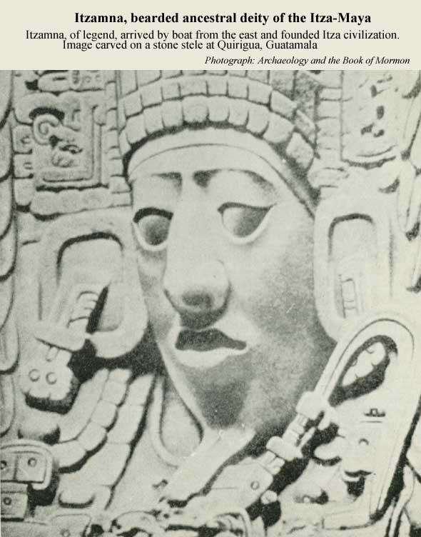 Itzamna, bearded ancestral deity of the Itza-Maya