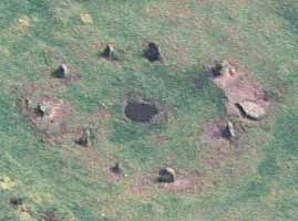 A stone circle of ordinary dimensions