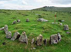 A stone circle of ordinary dimensions